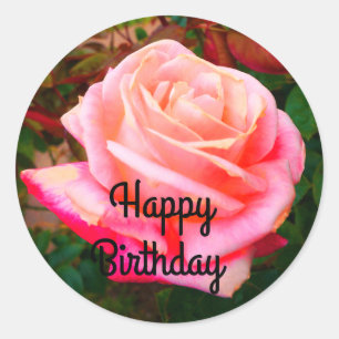 Joyeux Stickers Rose Gemini Anniversaire #2