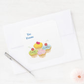 Joyeux Stickers Tag de gâteaux d'anniversaire (Enveloppe)