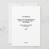 Joyeux Stress Noël avec carte de Noël de Rudolph (Dos)