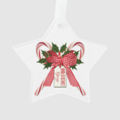 Joyeux Sucres de canne de Noël Nom de l'organisme  (dos)