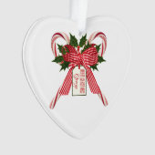 Joyeux Sucres de canne de Noël Nom de l'organisme  (devant)