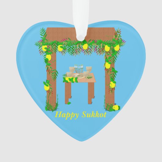 Joyeux Sukkot, Personnalisé (devant)