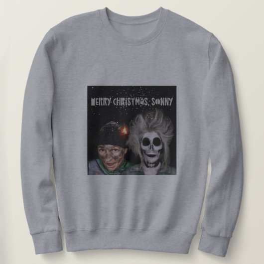 Joyeux Sweatshirt de craie de Noël pour adultes (Design devant)