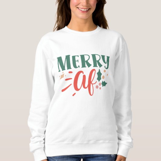 Joyeux sweatshirt de noël (Devant)
