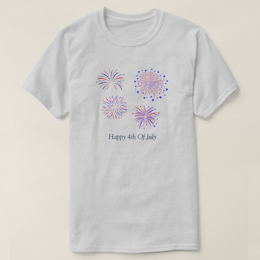 Joyeux T-shirt 4 juillet (Design devant)