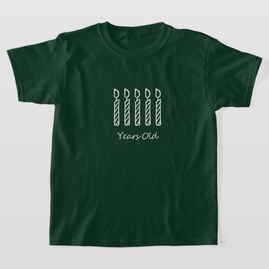 Joyeux T-shirt 5e anniversaire (Poser)