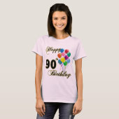 Joyeux T-shirt 90e anniversaire (Devant entier)