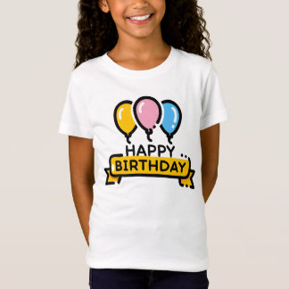 Joyeux T-shirt Ballons d'anniversaire | Fun Celebr