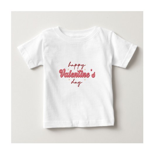 Joyeux T-shirt blanc de la Saint-Valentin
