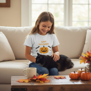 Joyeux T-shirt Citrouille pour enfants Halloween