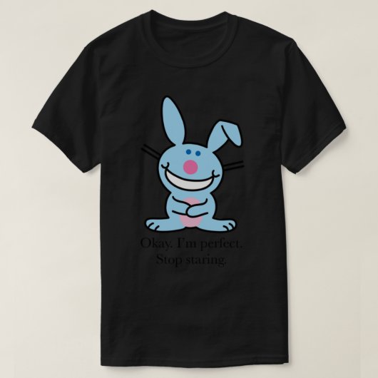 Joyeux T-shirt classique lapin (Design devant)