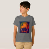 Joyeux T-shirt costume Halloween (Devant entier)