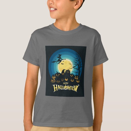 Joyeux T-shirt costume Halloween (Devant)