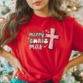 Joyeux T-shirt Croix de Noël