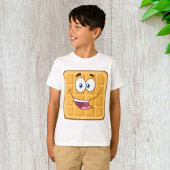 Joyeux T-shirt de gaufre faciale