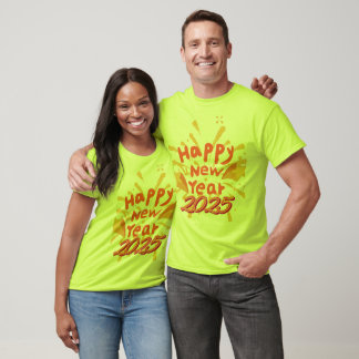 Joyeux T-shirt de la nouvelle année 2025