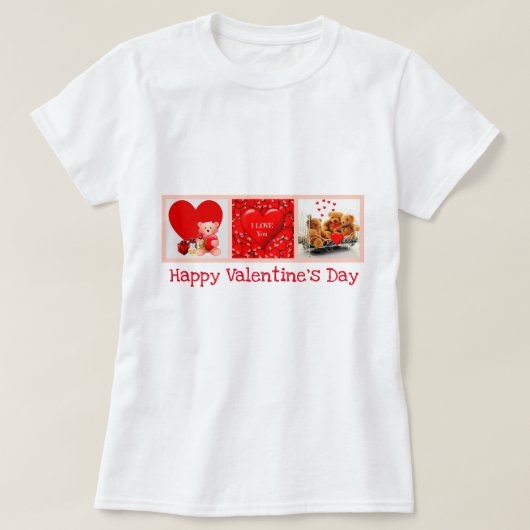 Joyeux T-shirt de la Saint-Valentin (Design devant)