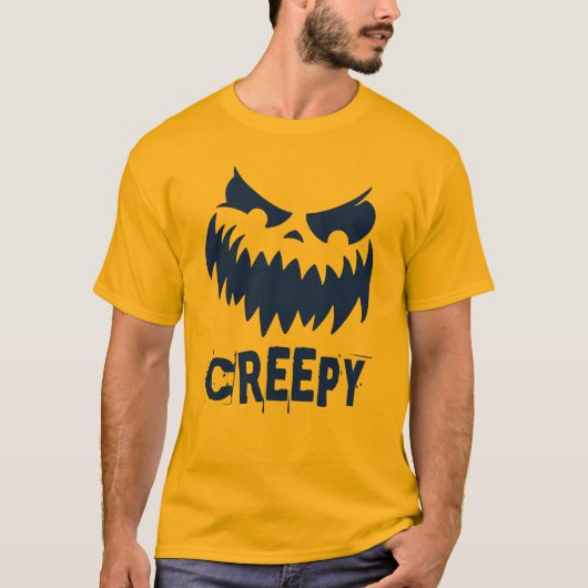 Joyeux T-shirt Déplaisant Halloween (Devant)