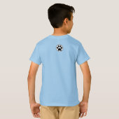 Joyeux T-shirt enfant chiot (Dos entier)