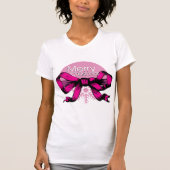 Joyeux T-shirt Femme Bow Noël (Devant)
