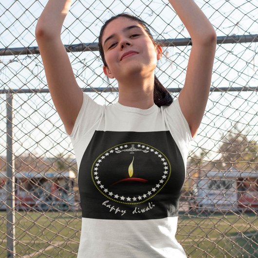 Joyeux T-shirt filles Diwali