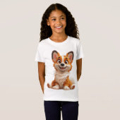 Joyeux T-shirt filles Sunnytail (Devant entier)