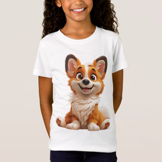 Joyeux T-shirt filles Sunnytail (Devant)