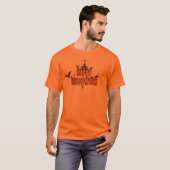 Joyeux T-shirt graphique Halloween (Devant entier)