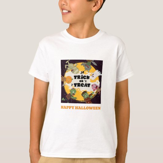 Joyeux T-shirt Halloween amusant (Devant)