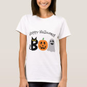 Joyeux T-shirt Halloween Boo (Devant)