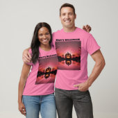 Joyeux T-shirt Halloween Jack-o'-lantern Sunset (Unisexe)