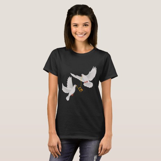 Joyeux T-shirt Mariage (Devant entier)