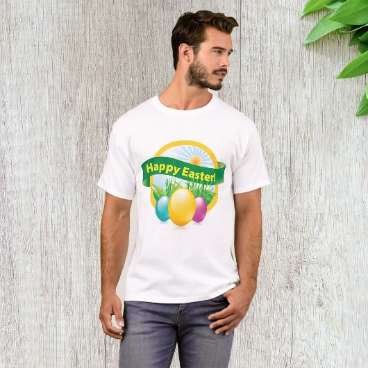 Joyeux T-shirt Mens OEufs de Pâques