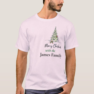 Joyeux T-shirt minimaliste tendance Noël