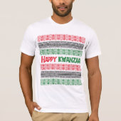 Joyeux T-shirt Motif Kwanzaa (Devant)
