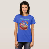 Joyeux T-shirt Panier de Pâques (Devant entier)