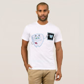 Joyeux T-Shirt pour hommes à dents blanches (Devant entier)
