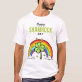 Joyeux T-shirt Shamrock Day (Devant)
