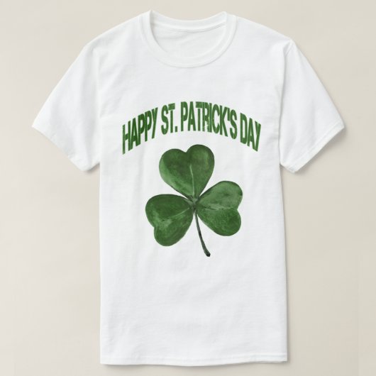Joyeux T-shirt Shamrock de la Saint Patrick (Design devant)