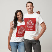 Joyeux T-shirt Snowflake Mens Noël (Unisexe)