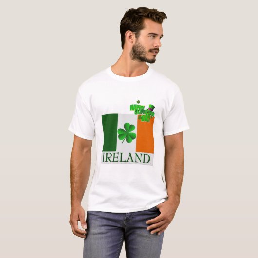 Joyeux T-shirt St. Patrick's Day (Devant entier)