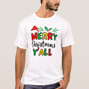 Joyeux T-shirt Y'all Christmas