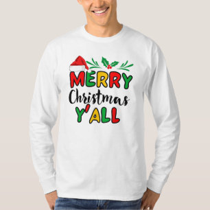Joyeux T-shirt Y'all Christmas