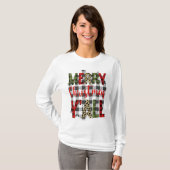Joyeux T-shirt Y'all de Noël (Devant entier)