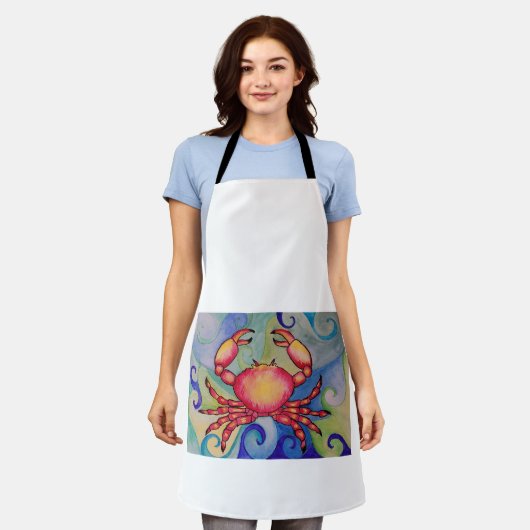 Joyeux tablier de crabe (Porté)