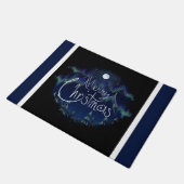 Joyeux tapis de Noël - Sombre (Incliné)