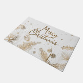 Joyeux tapis de porte neutre Noël (Incliné)
