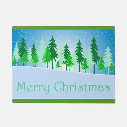 Joyeux tapis de portes de Noël (Devant)