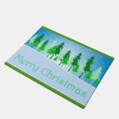 Joyeux tapis de portes de Noël (Incliné)
