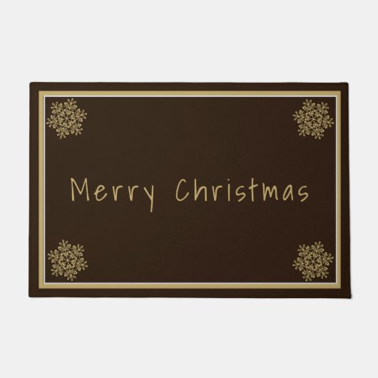 Joyeux tapis de portes de Noël (Devant)